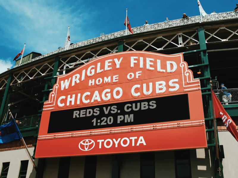 Wrigley Field, home of the Chicago Cubs